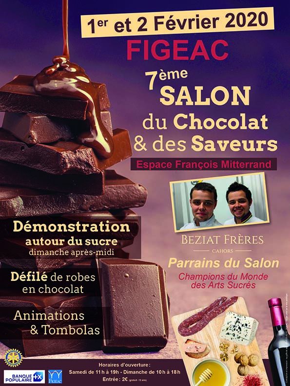 salon du chocolat et des saveurs de Figeac 2020