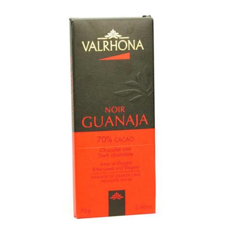 Tablette de chocolat noir Guanaja 70% - Valrhona - 6 ...